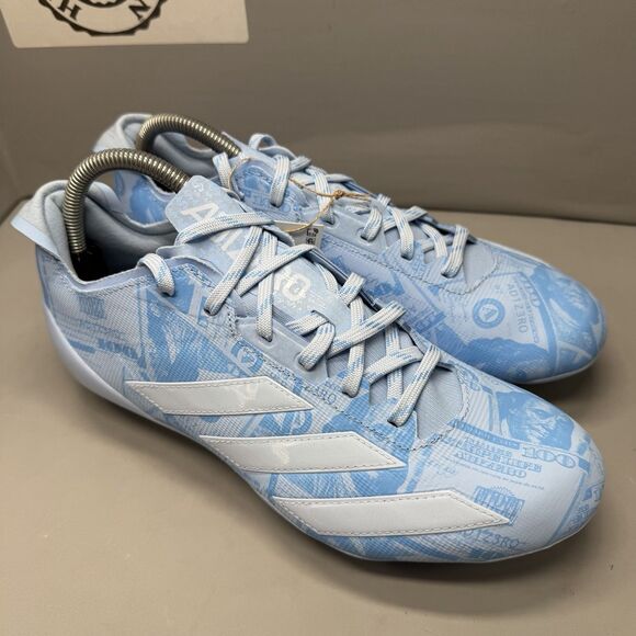 Adidas adizero Electric II Currency Football Cleats JQ3981 Blue Men Sz 8.5 NEW